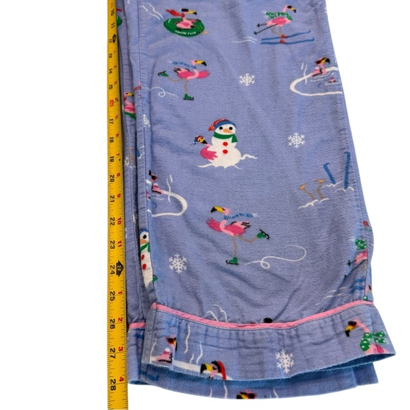 PJ Salvage Periwinkle Flamingos Flannel PJ Set - Picture 10 of 12